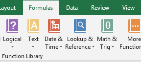 Cara Menemukan Rumus Excel Melalui Tab Ribbon Dengan Mudah